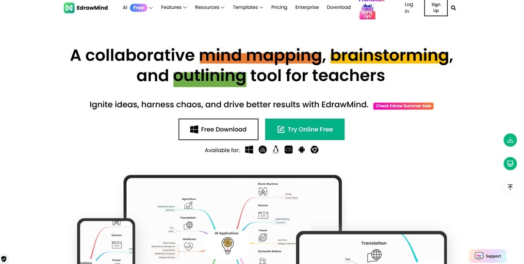 edrawmind-tool-interface