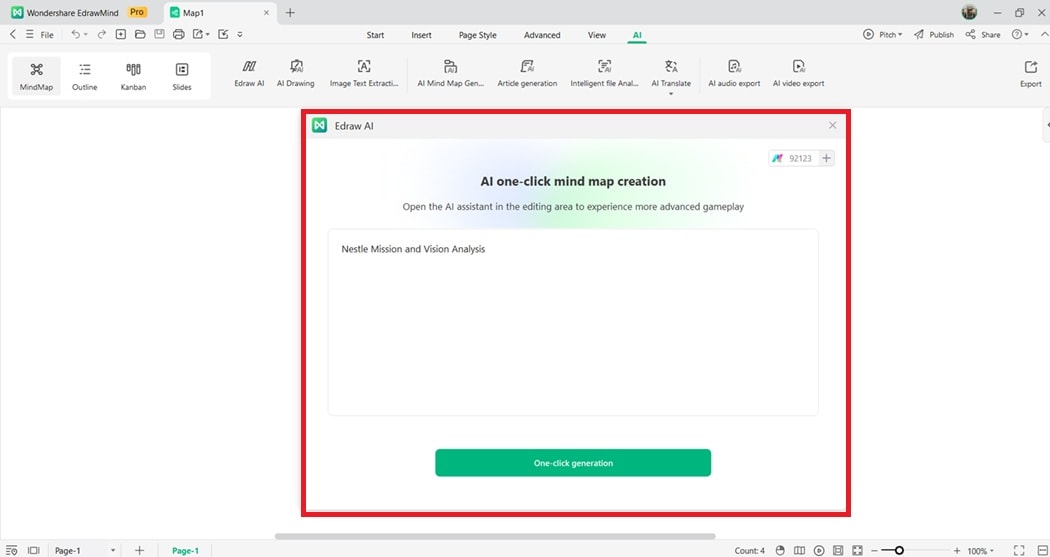 EdrawMind-Typing-AI-Input