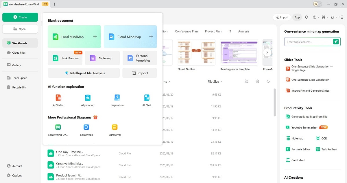EdrawMind-create-new-diagram-interface