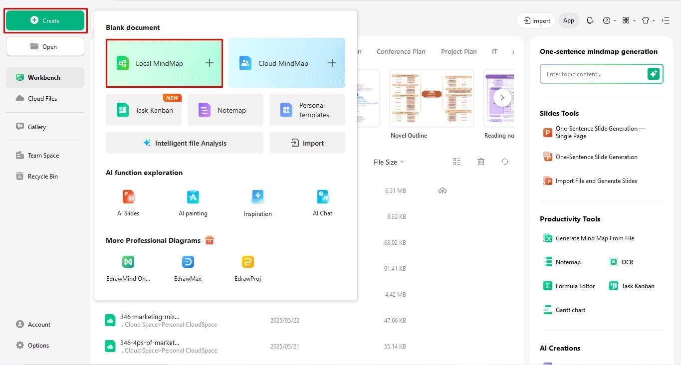 create a timeline on edrawmind