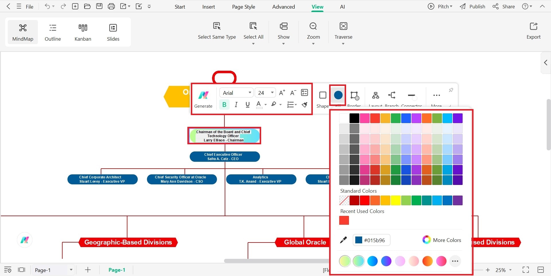 create an org chart