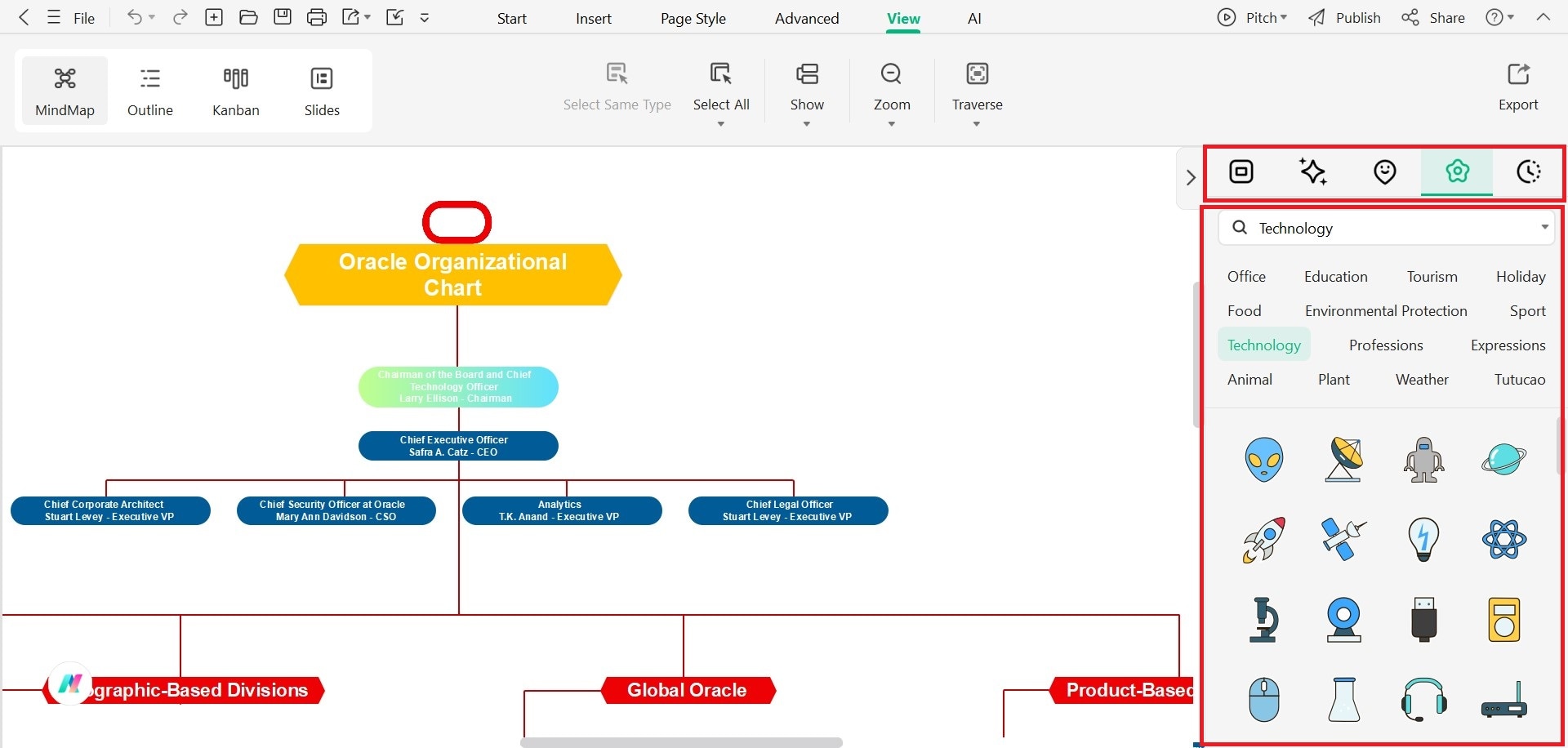 create an org chart