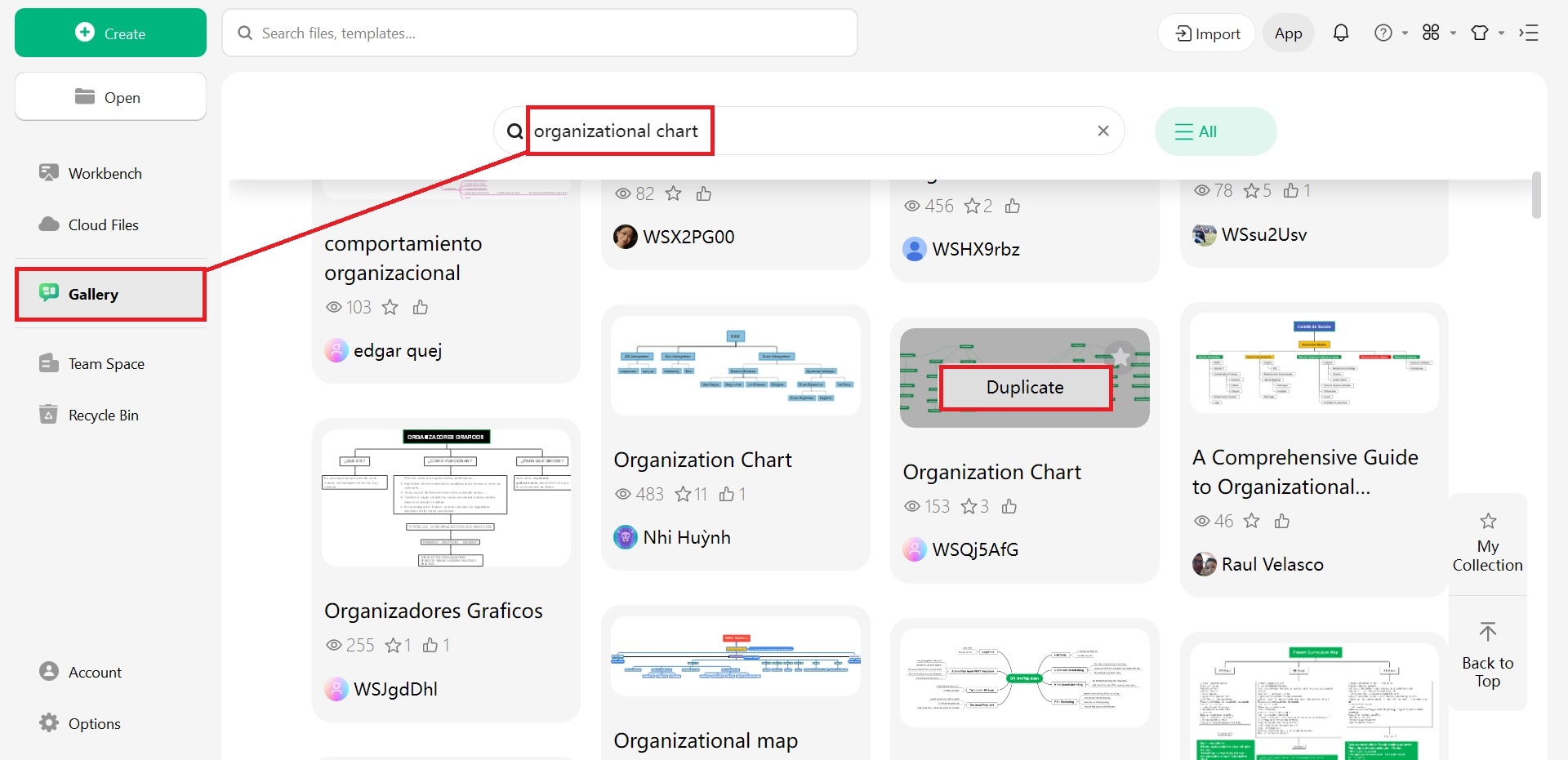 create an org chart