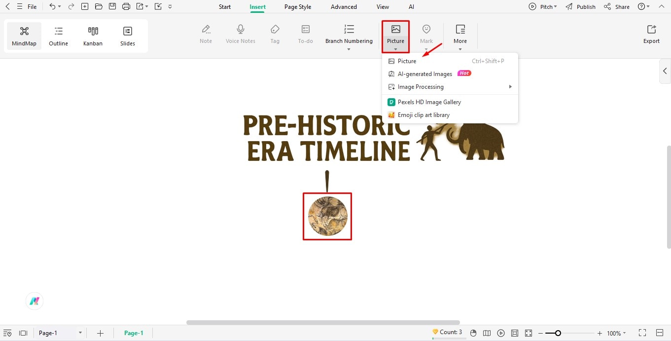 edit the main topic