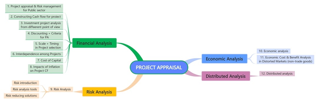 project appraisal mind map example