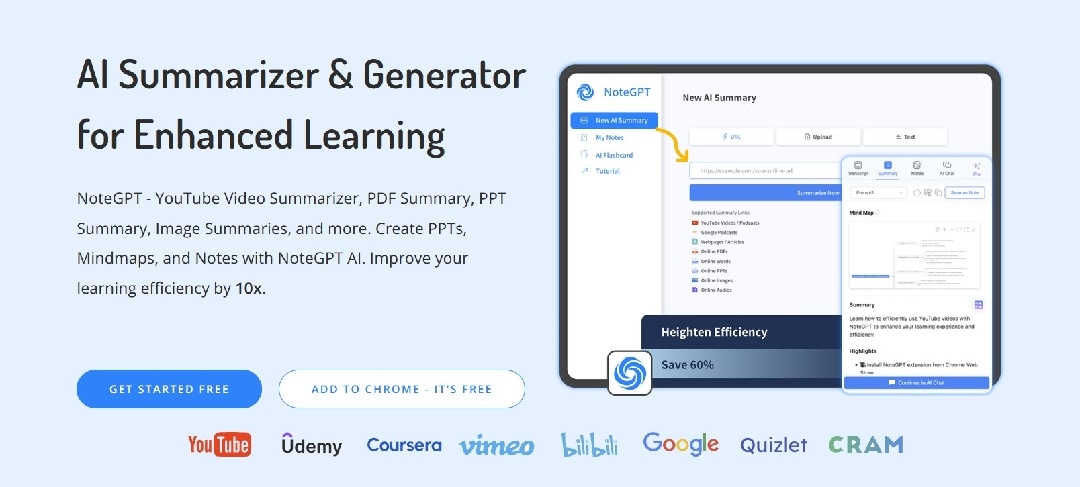 notegpt webpage