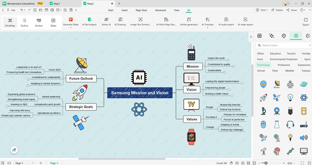 personalizing the diagram