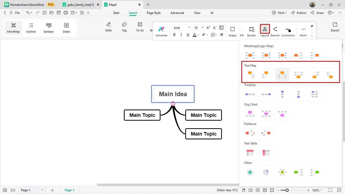 create a family tree on edrawmind