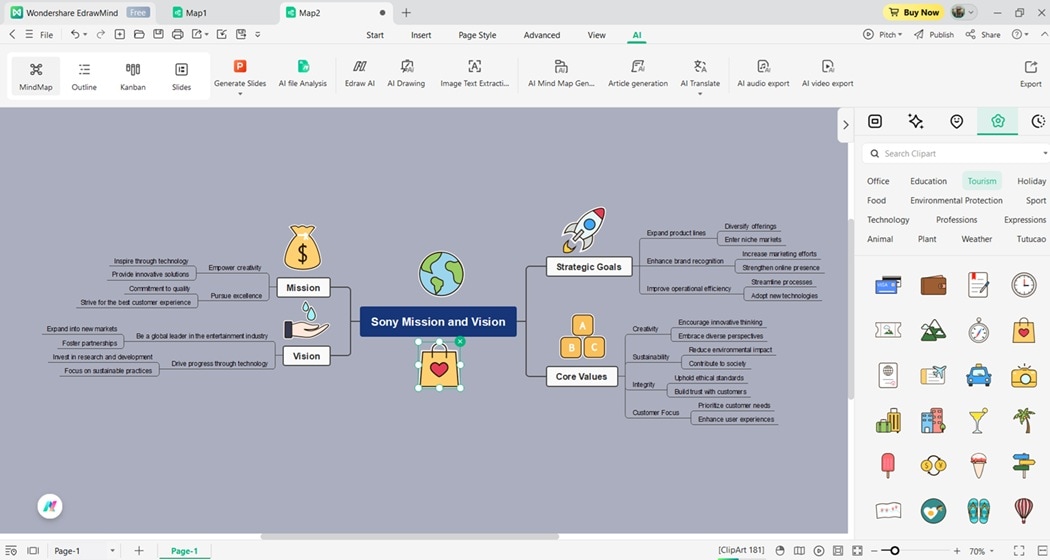personalizing the diagram