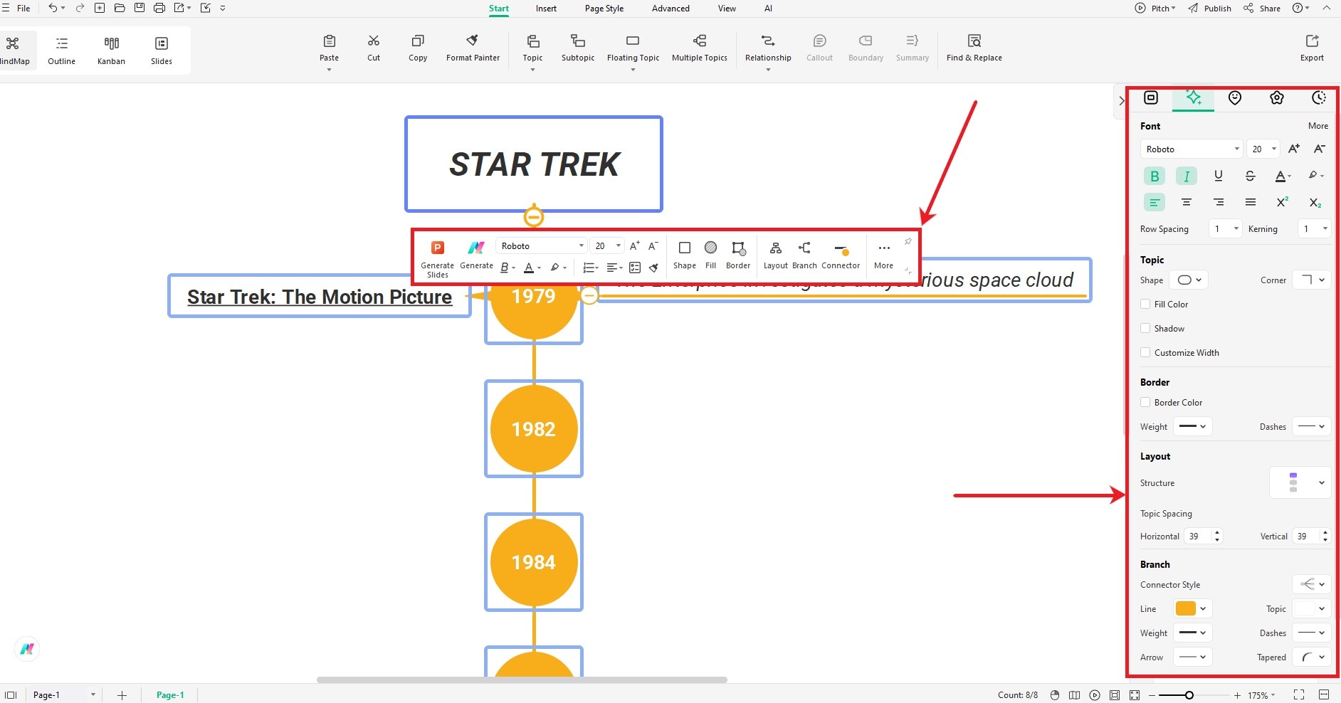 customize the diagram