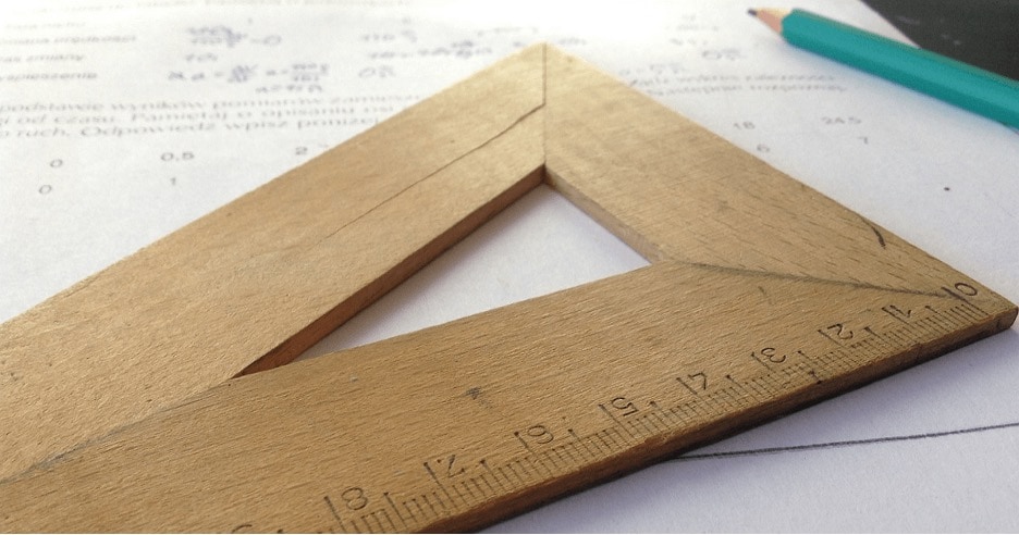 wooden ruler-study math