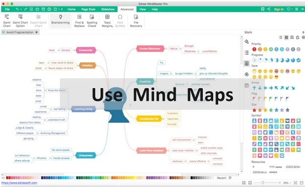 use mind maps-title card