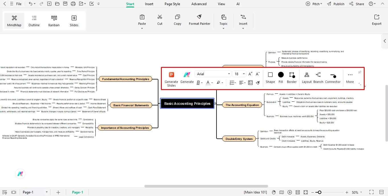 mindmap-customization-interface