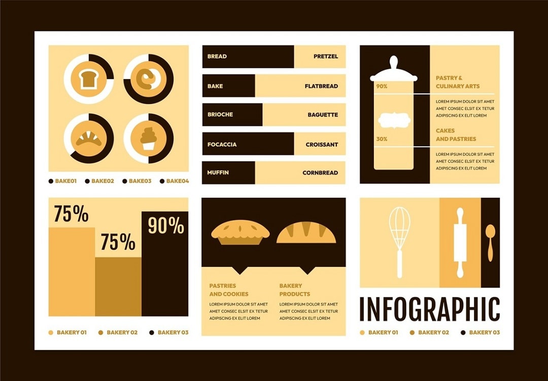 restaurant infographic intro