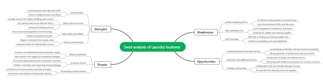 laundry swot analysis