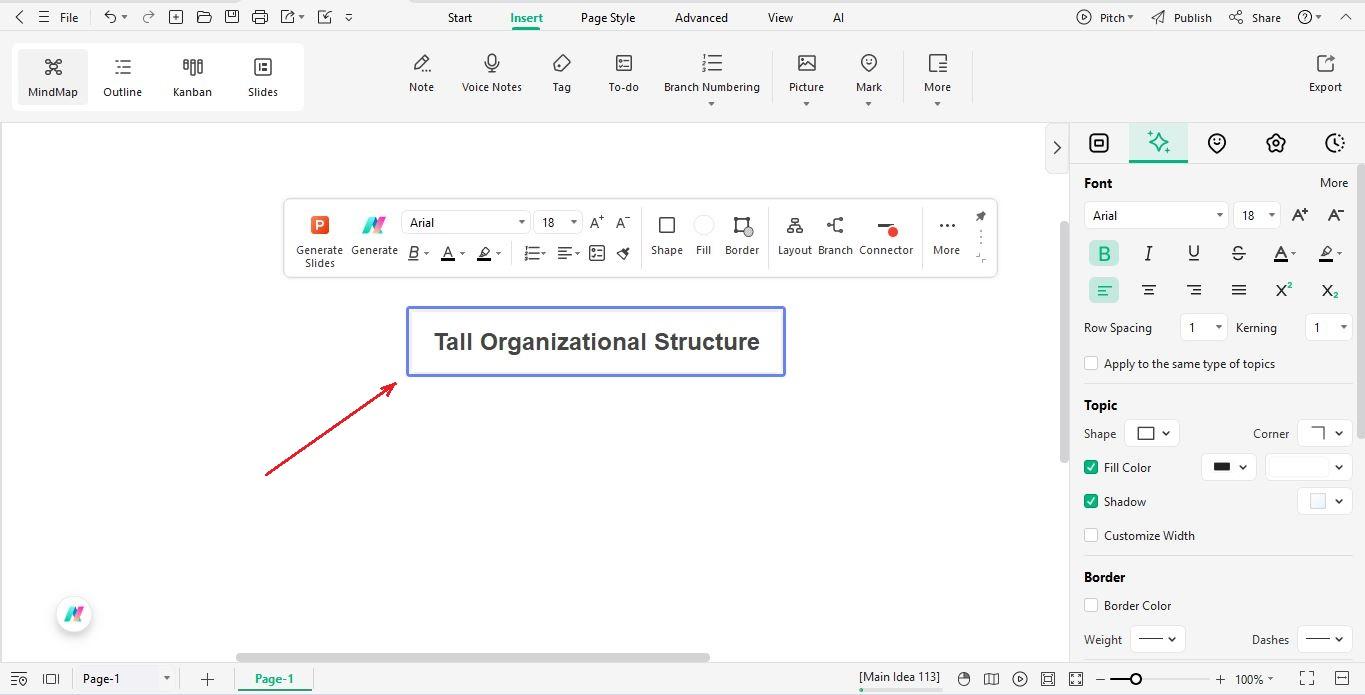 open a new file in edrawMind