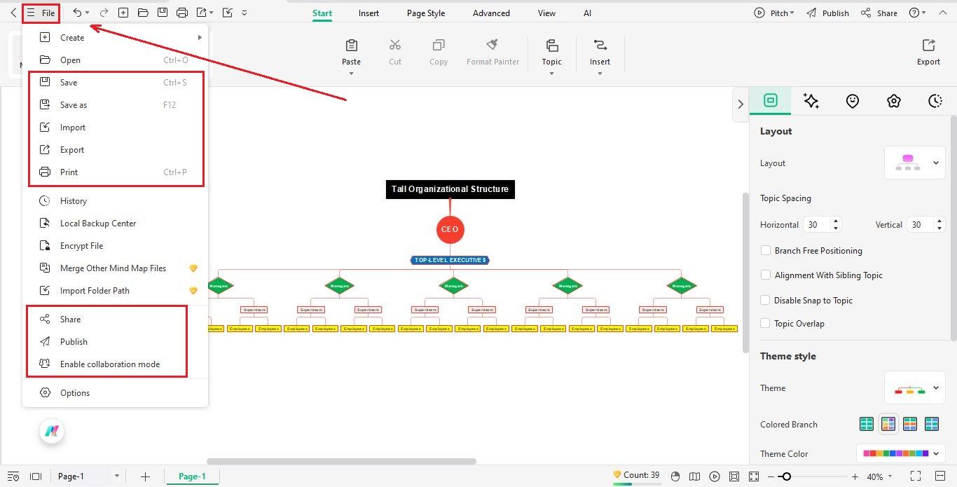 save and export final chart