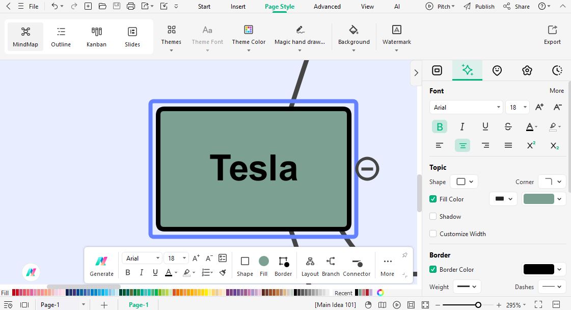 add main idea