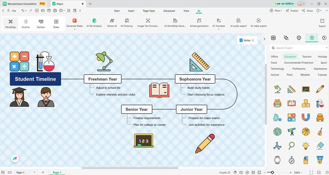 student school year timeline