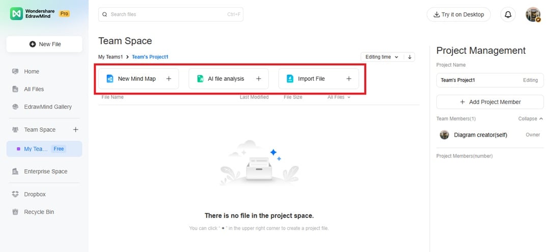 edrawmind create a mind map