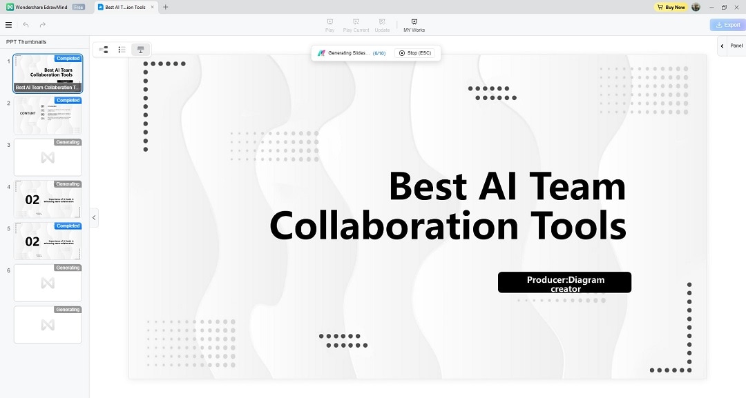 edrawmind ai powerpoint