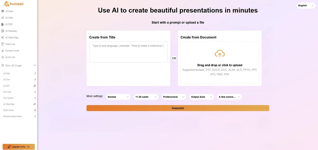 autoppt website