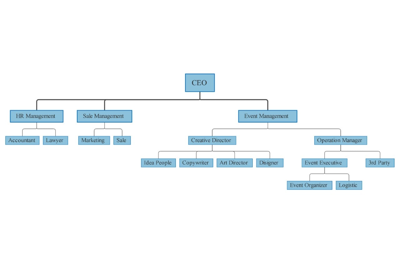 organizational chart example
