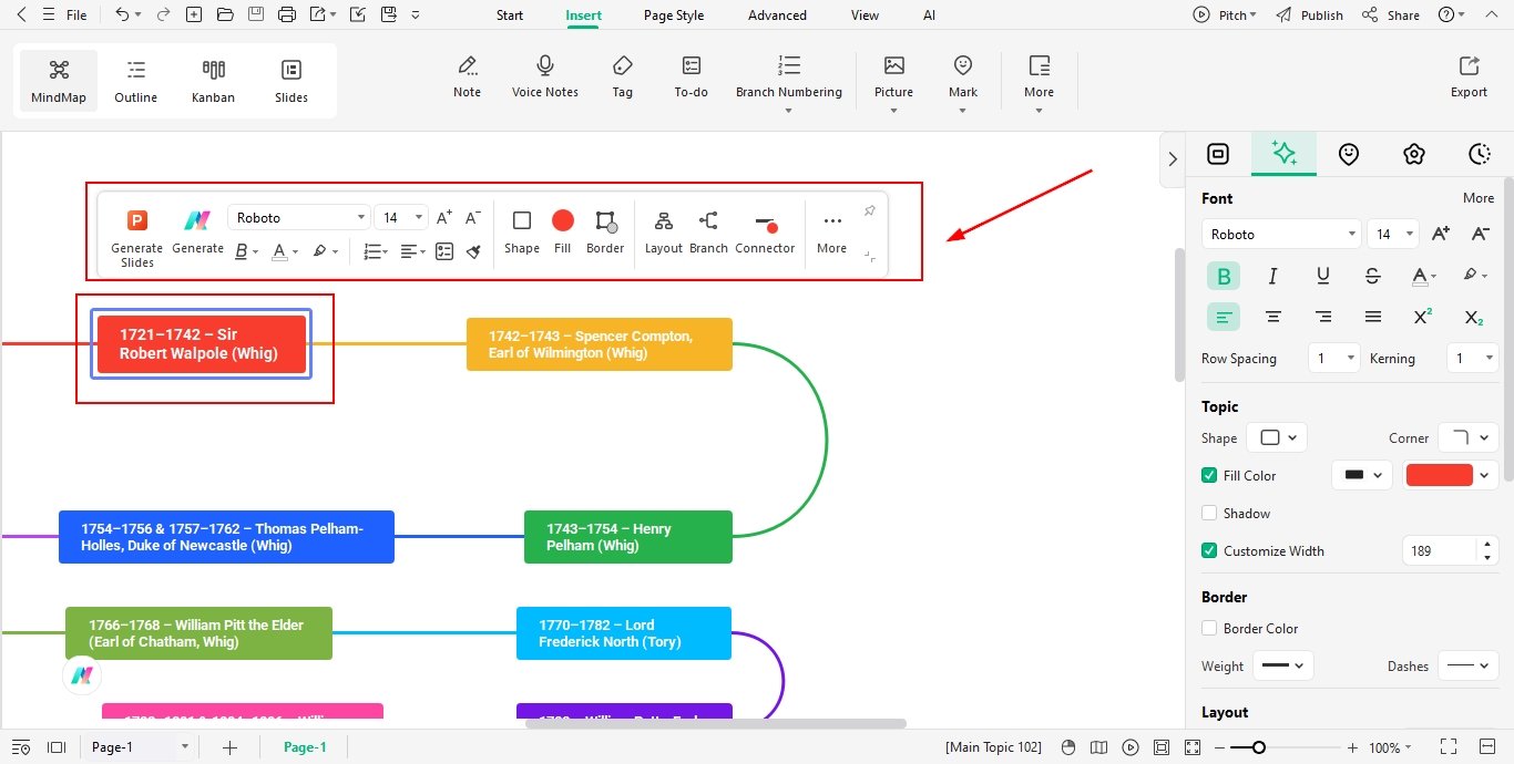 add details for each prime minister