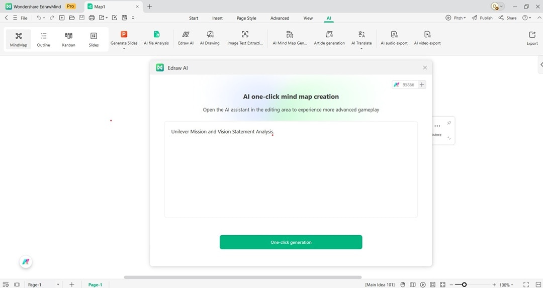 typing the input