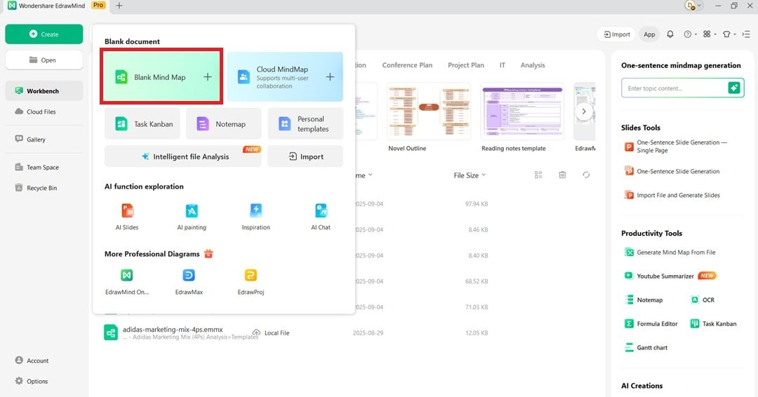 creating a new diagram