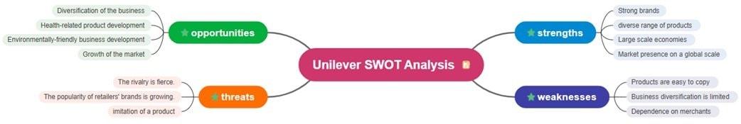 unilever framework swot