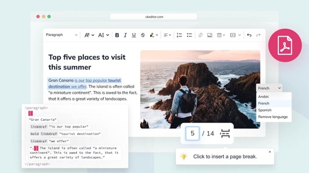 ckeditor 5 interface-collaborative editor