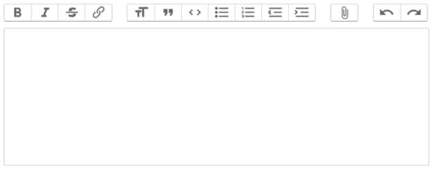 trix interface-distraction-free editor