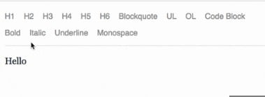 draft.js interface-react framework editor