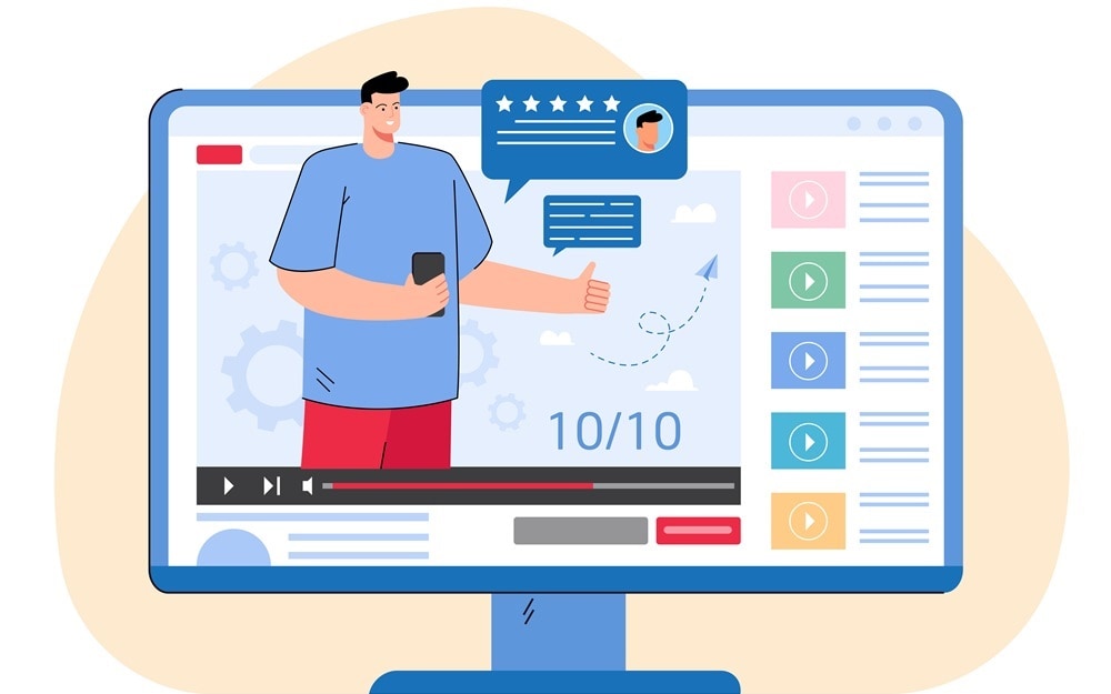 youtube video illustration