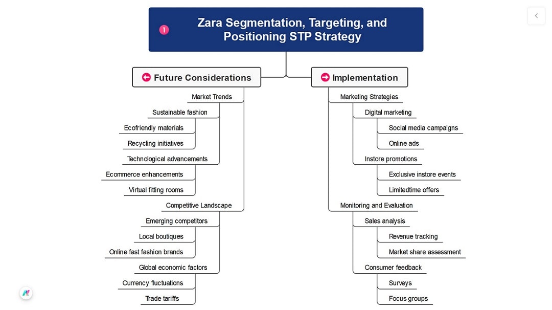stp analysis of zara