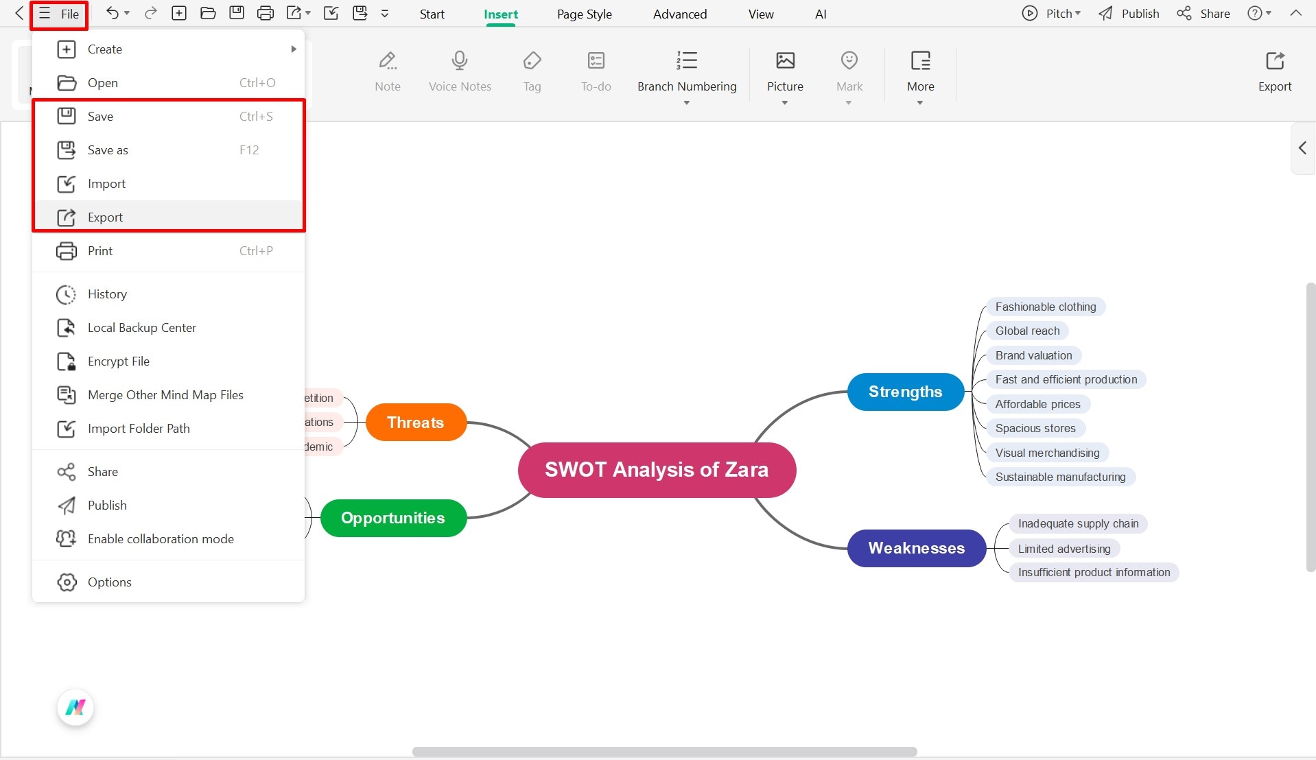 download-and-save-diagram-edrawmind