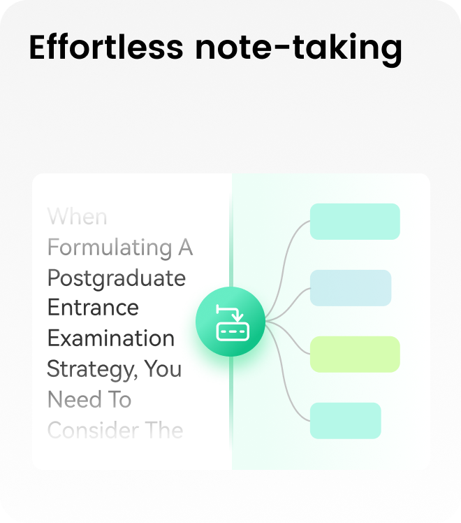 Effortless note-taking