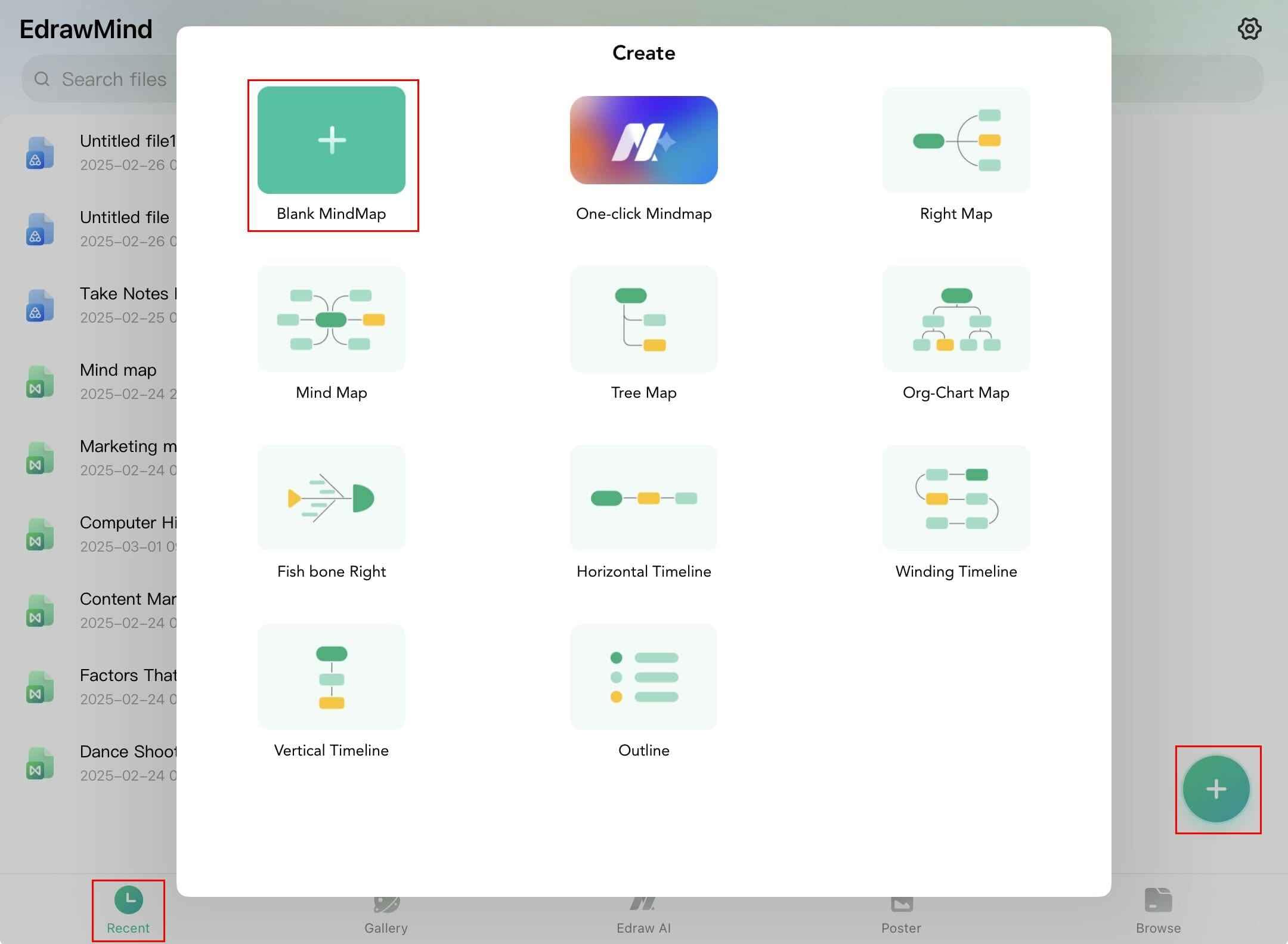 edrawmind create mindmap