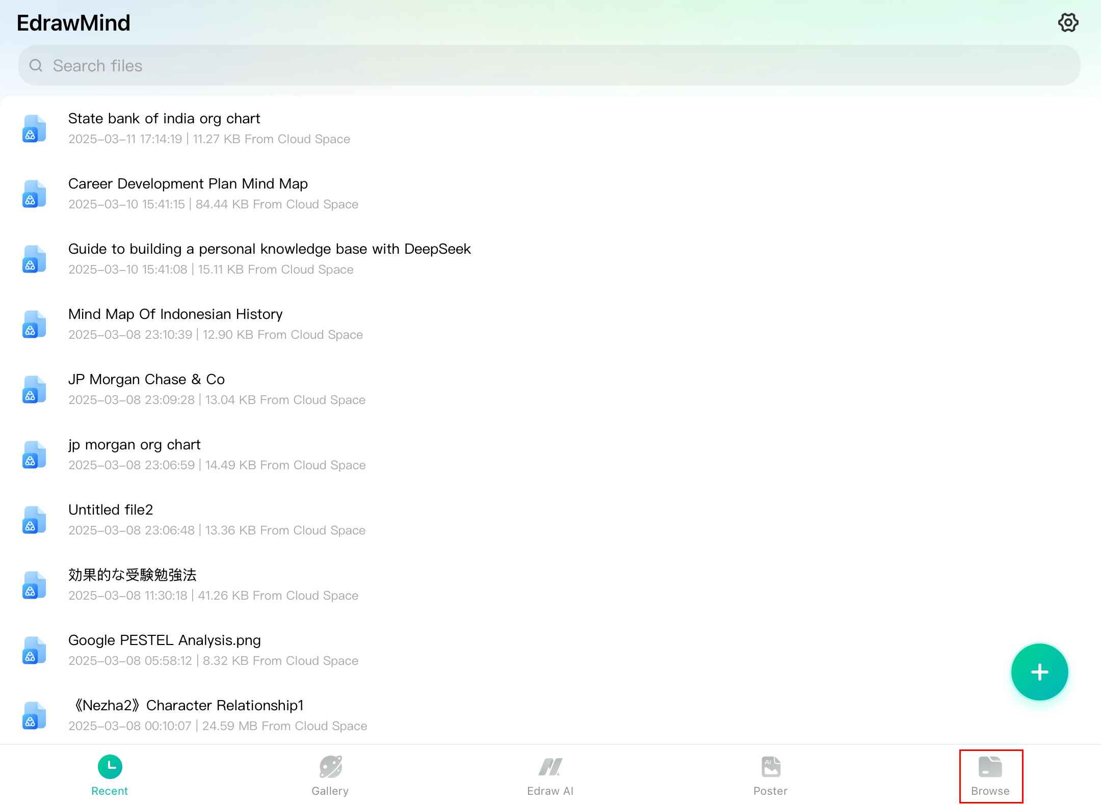 edrawmind interface
