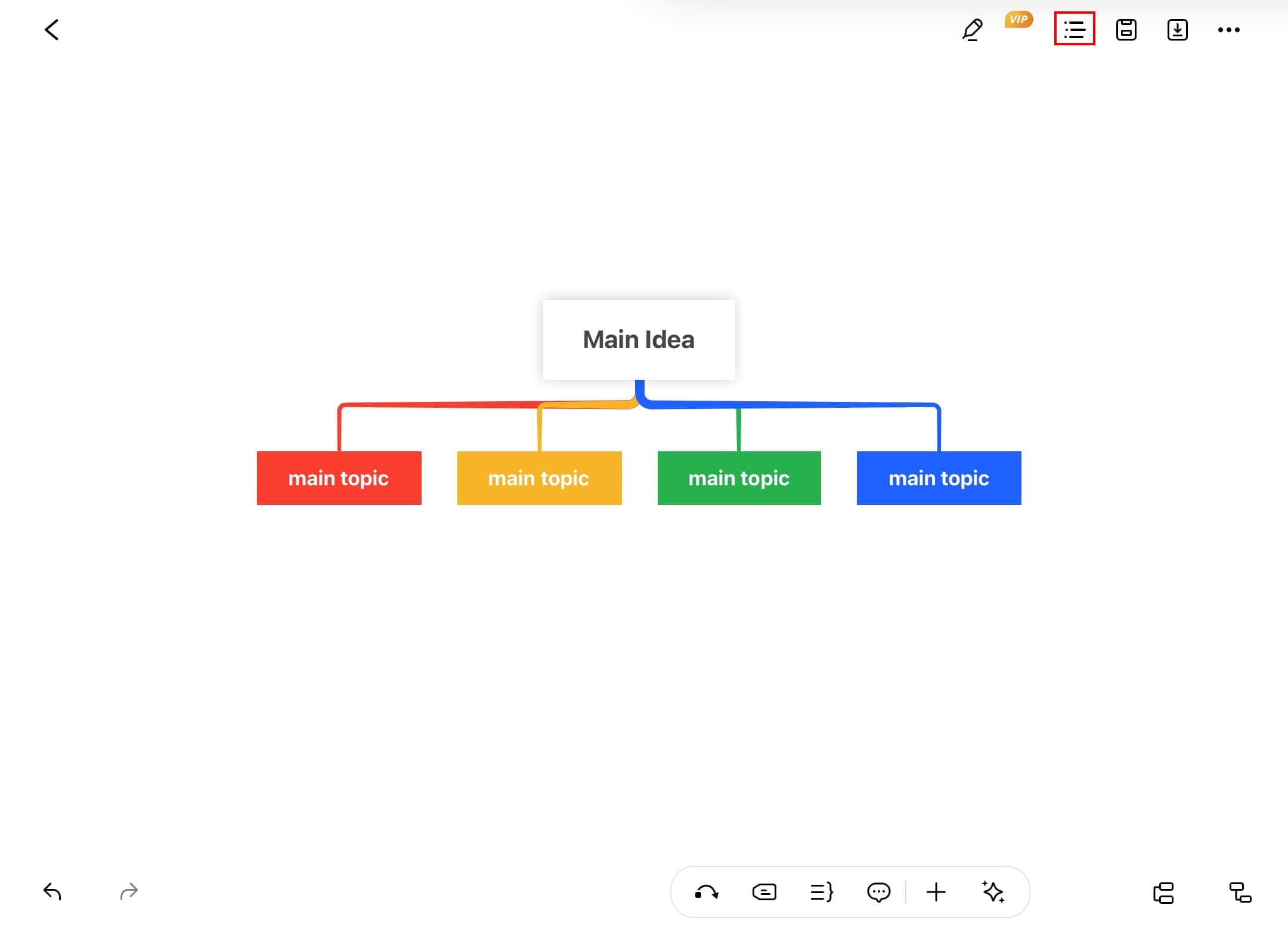 edrawmind outline mode