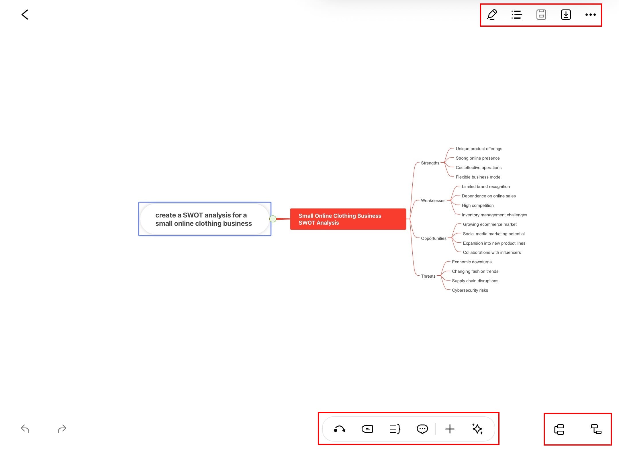 edrawmind canvas options