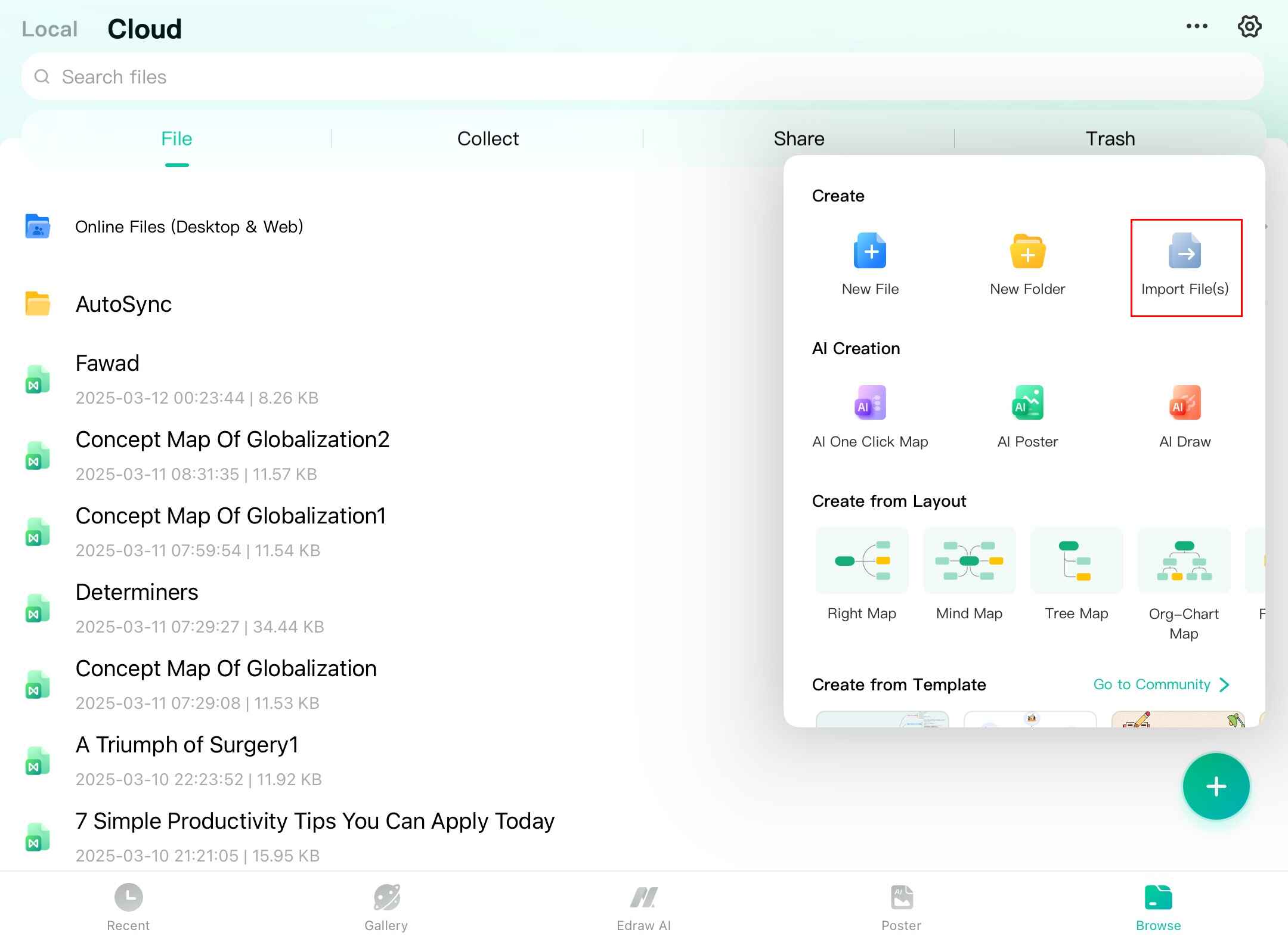 edrawmind import file