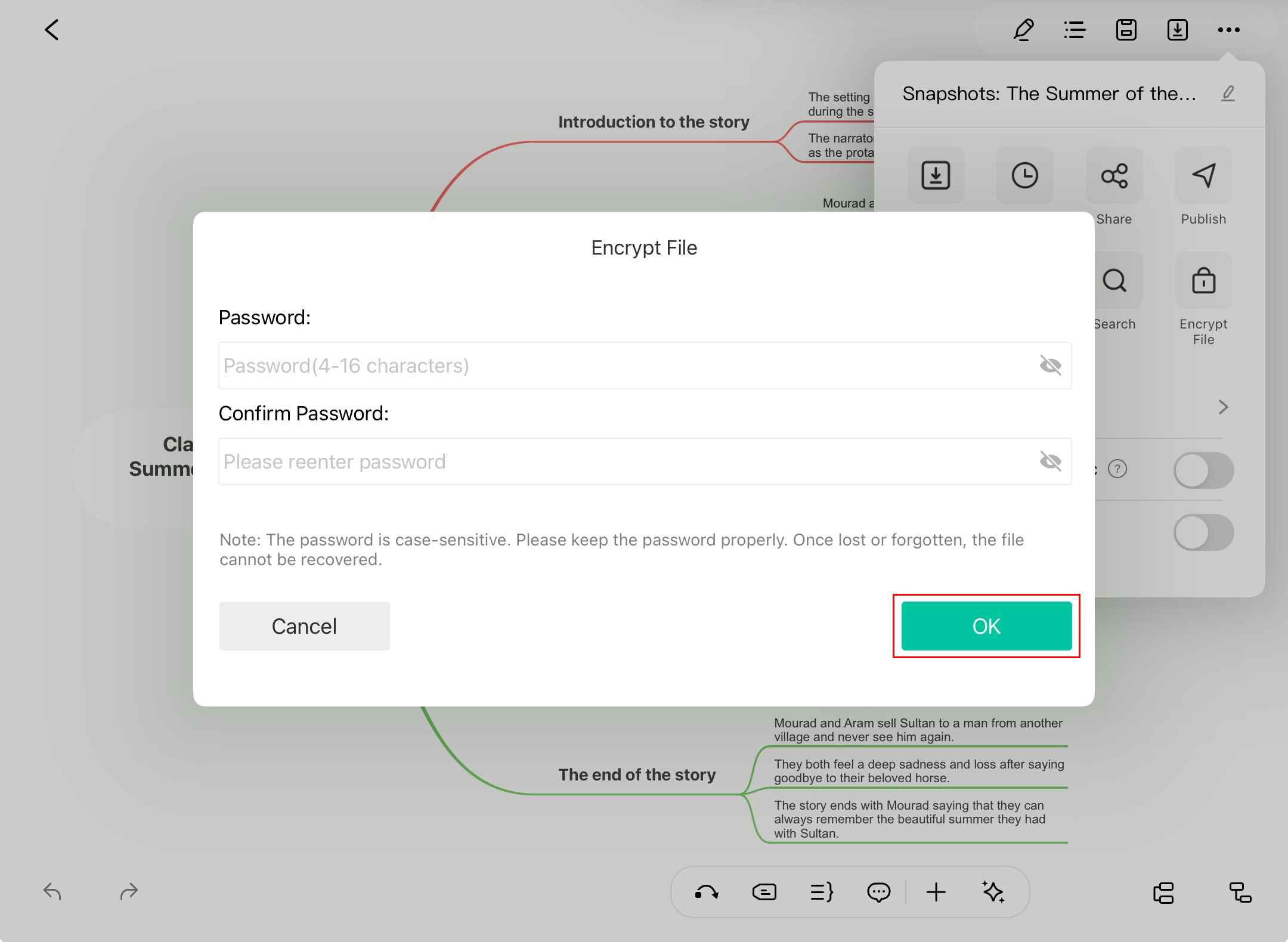 edrawmind ok option