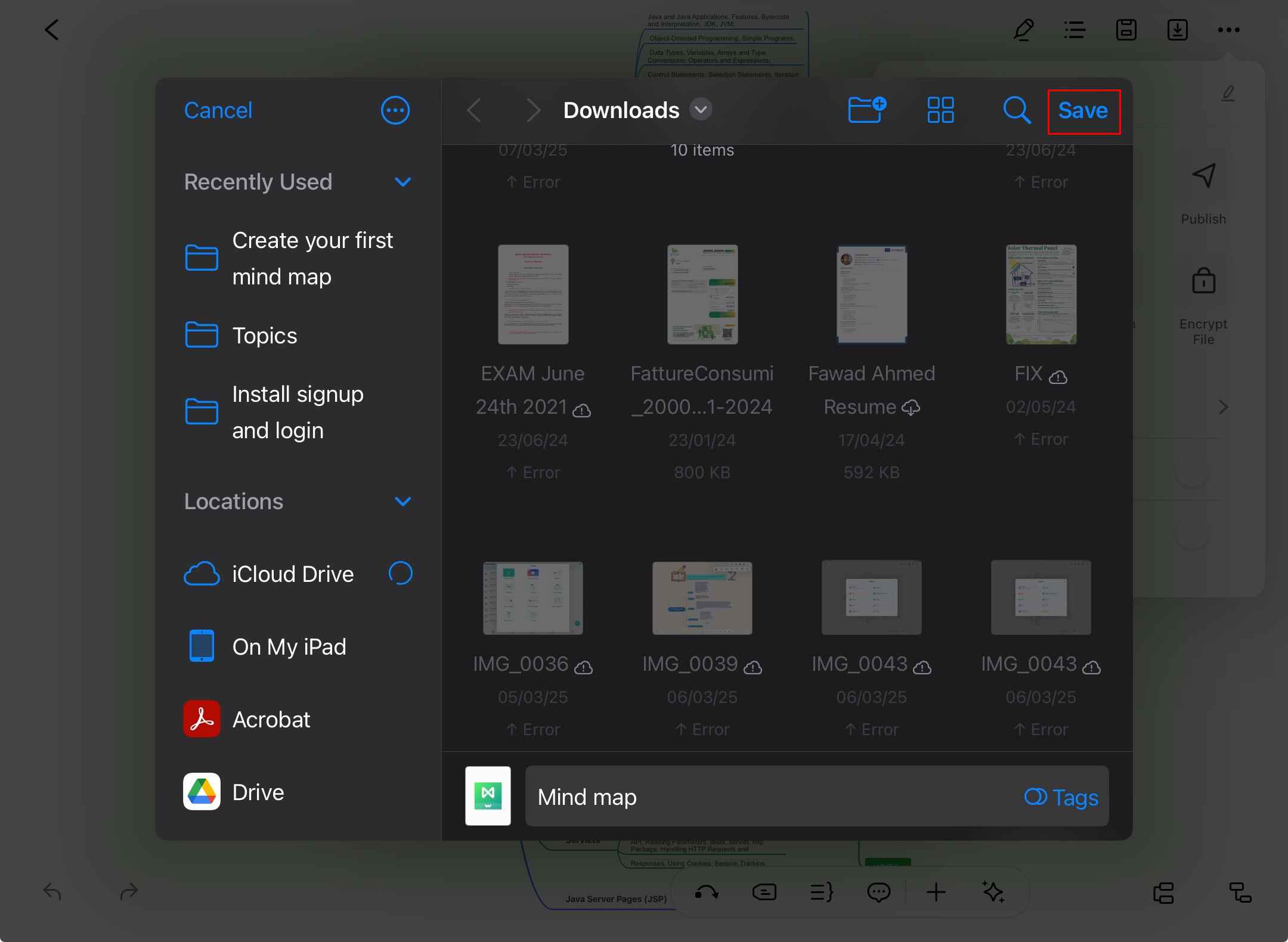 edrawmind emmx file save