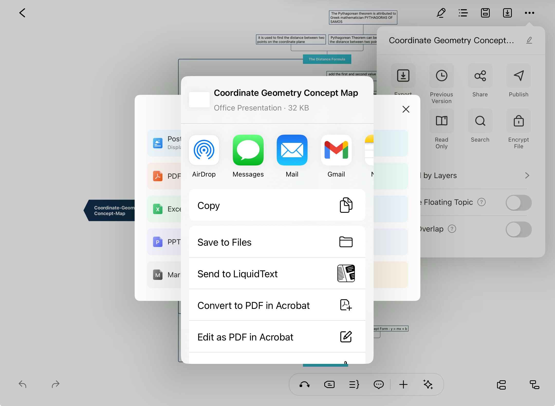 edrawmind saving options