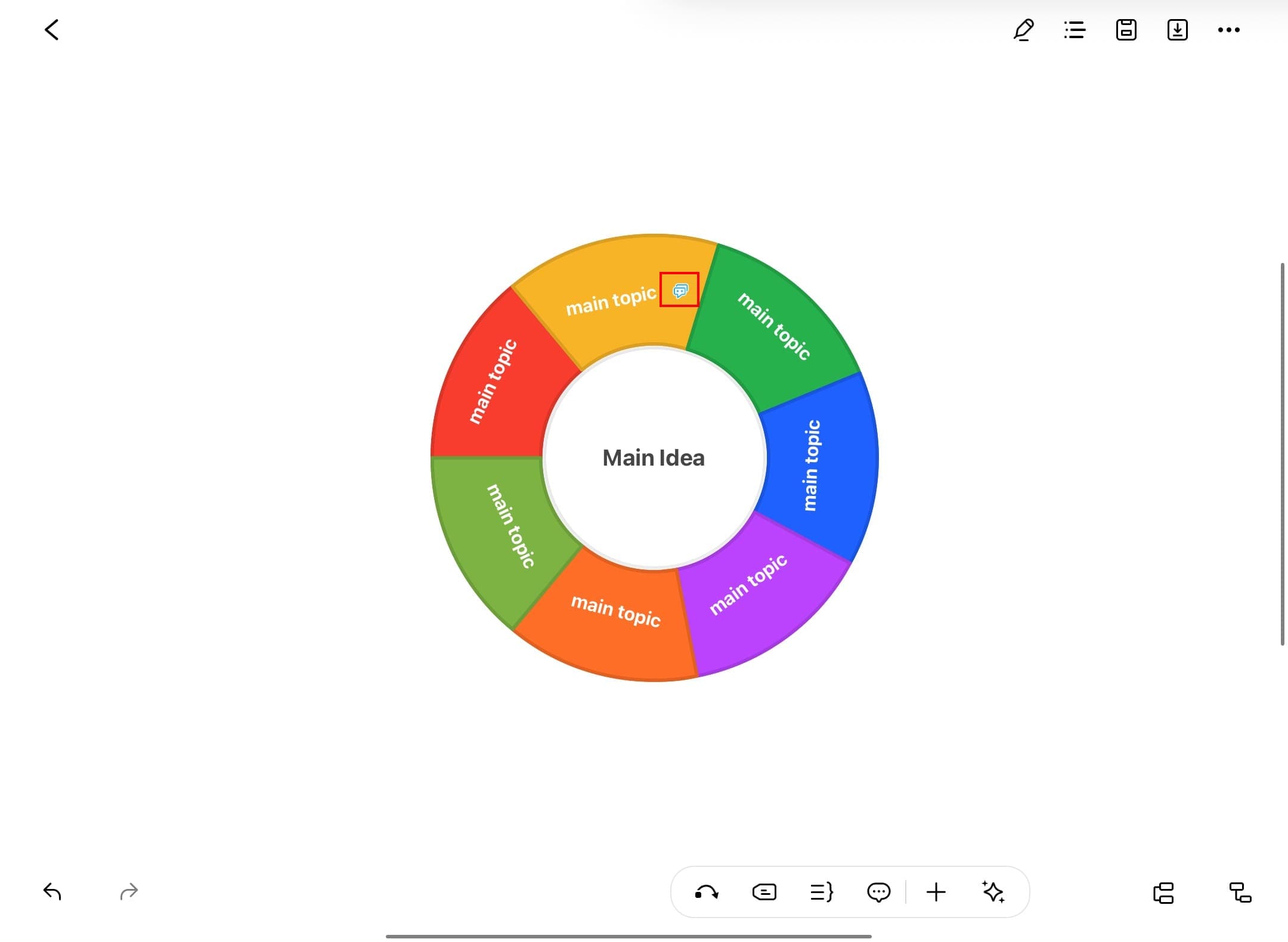edrawmind comment added to node