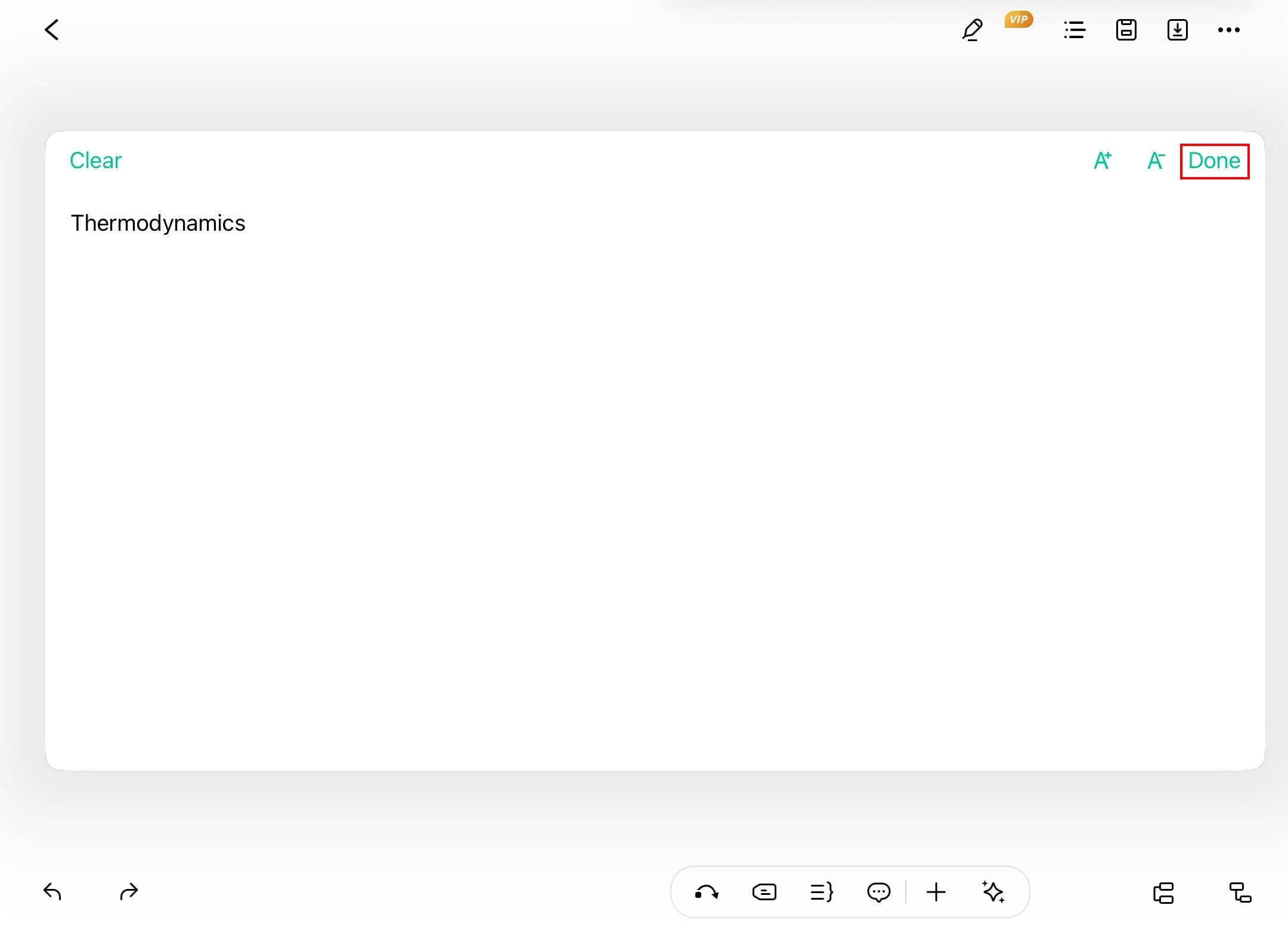 edrawmind done option