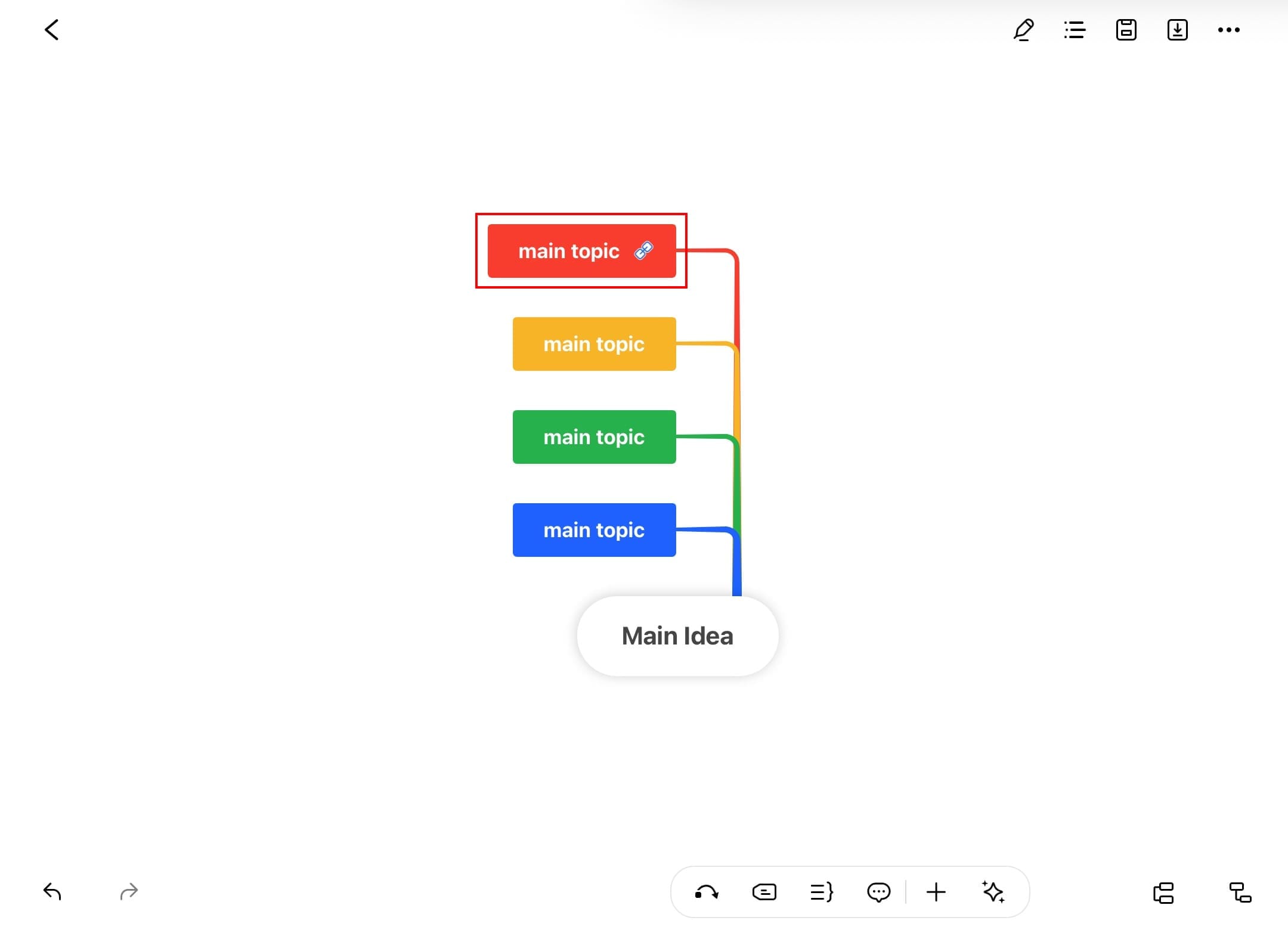 edrawmind link added to node
