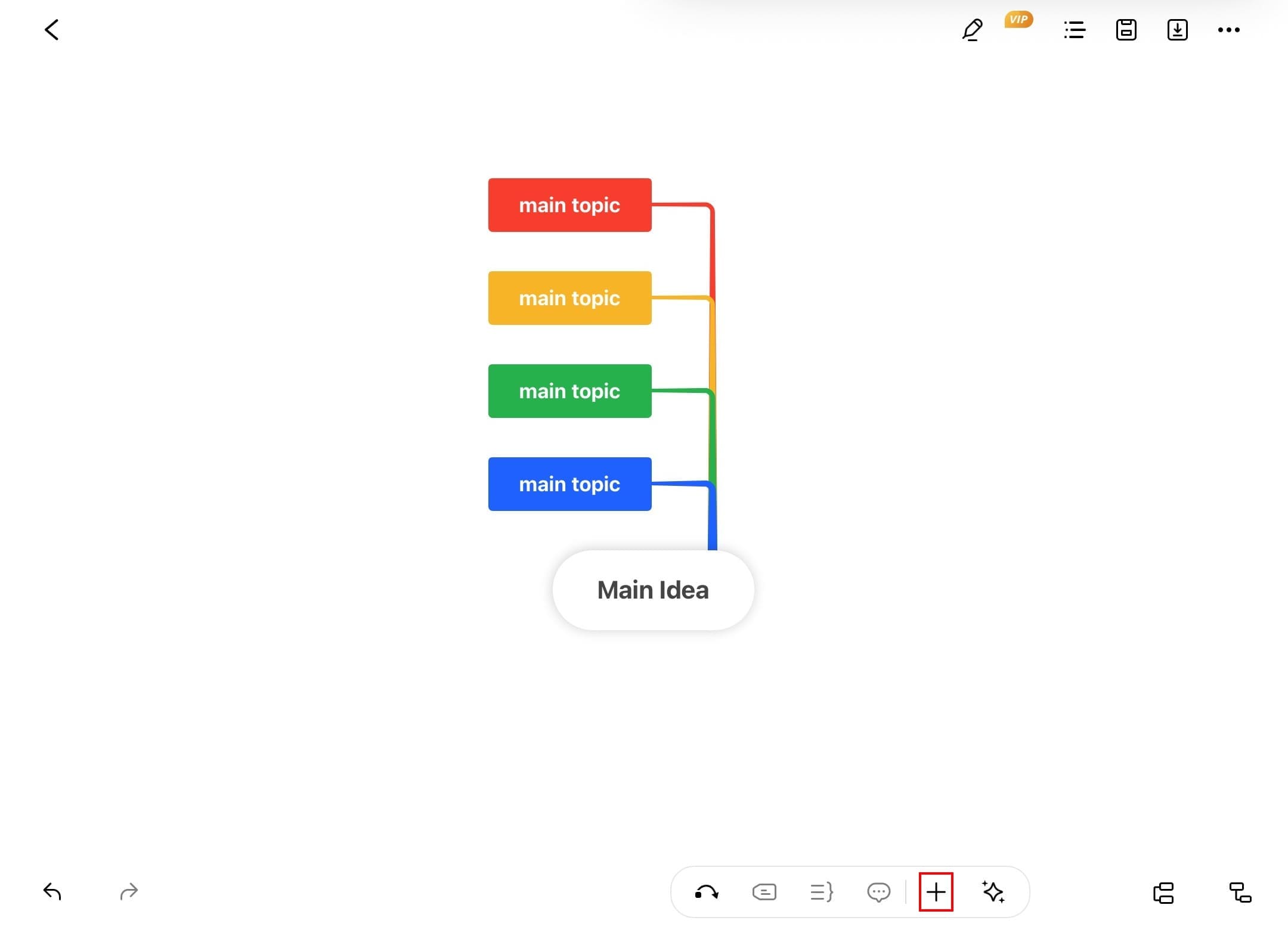 edrawmind insert icon